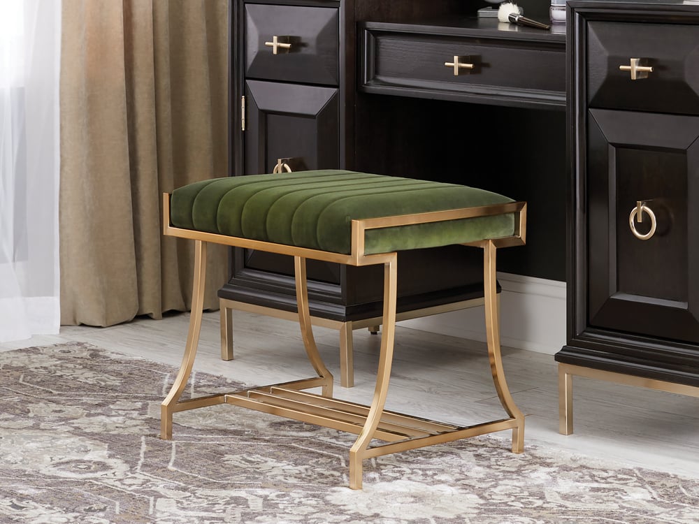 Coaster Formosa Formosa Vanity Stool Moss