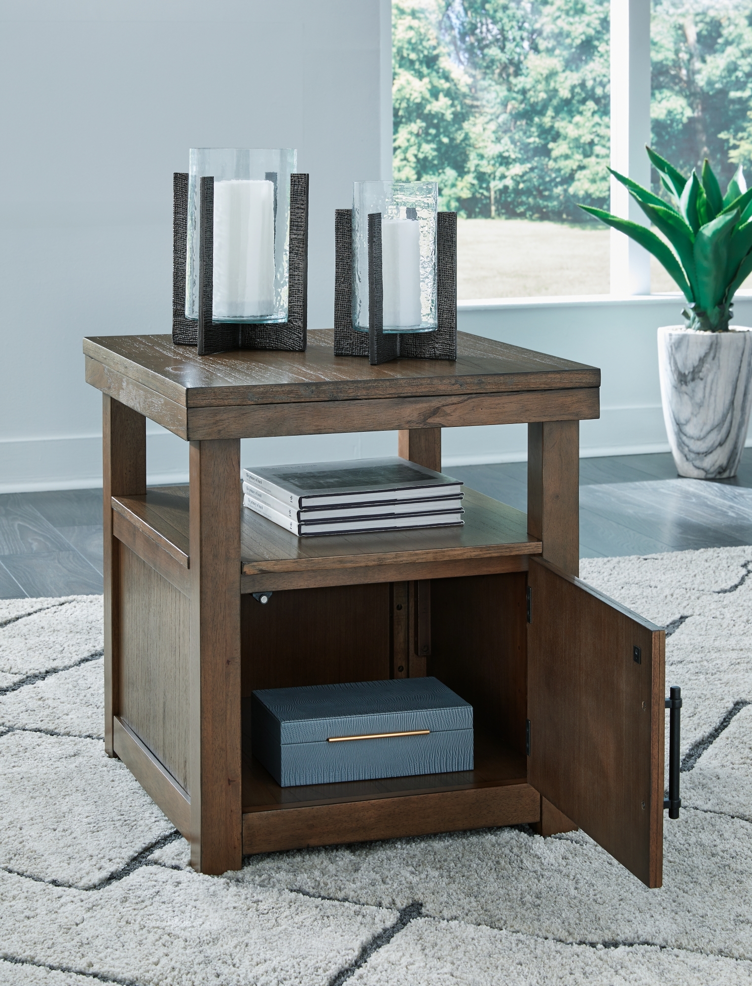 Signature Design by Ashley Boardernest Rectangular End Table