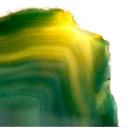 Small Agate On Stand - Green