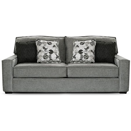 Casual Sofa with Track Arms