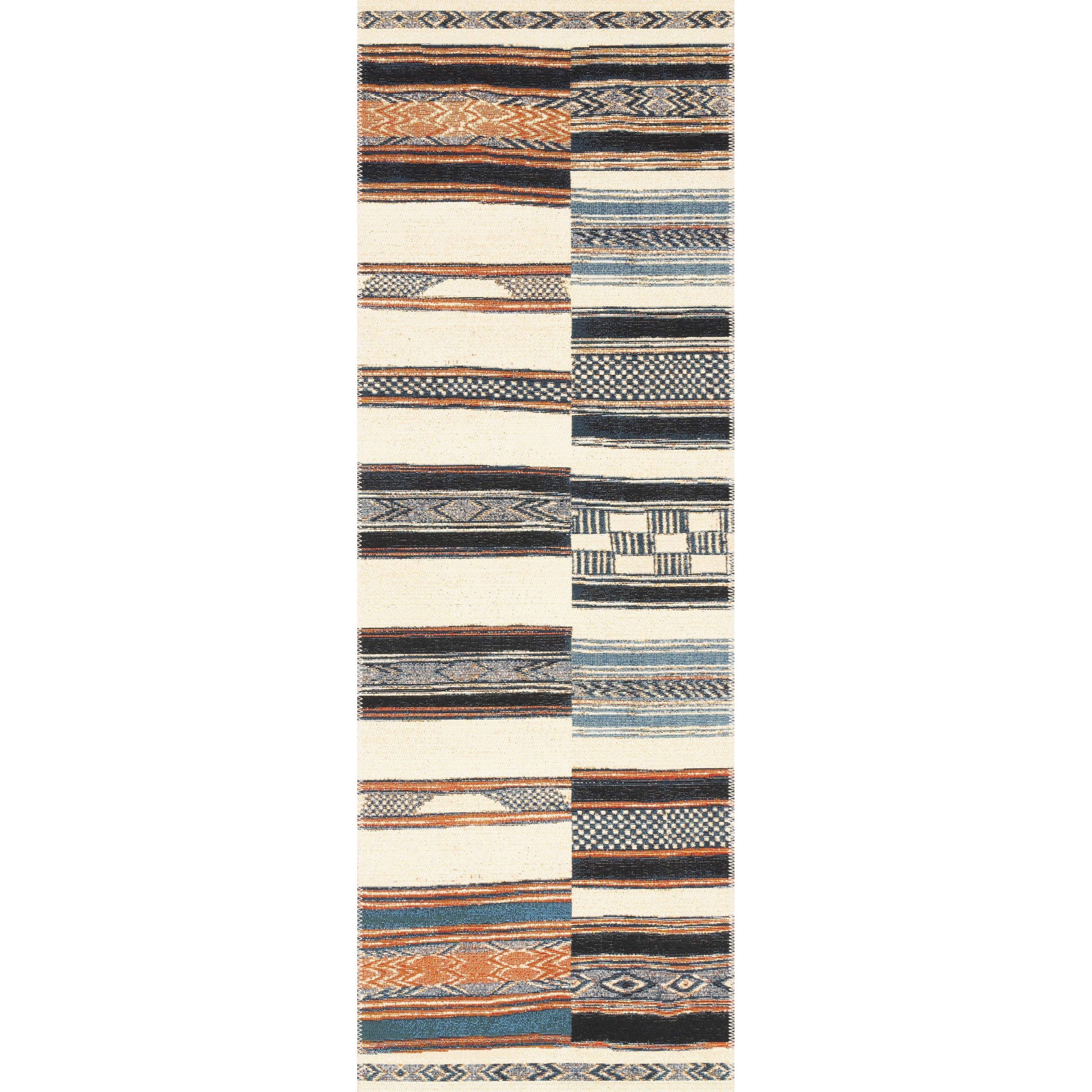 Loloi Rugs Mika 2'5" x 7'8" Ivory / Multi Rug