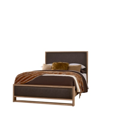 Queen Upholstered Panel Bed