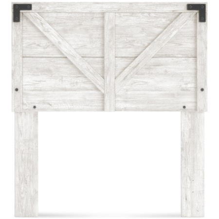 Twin Crossbuck Panel Headboard