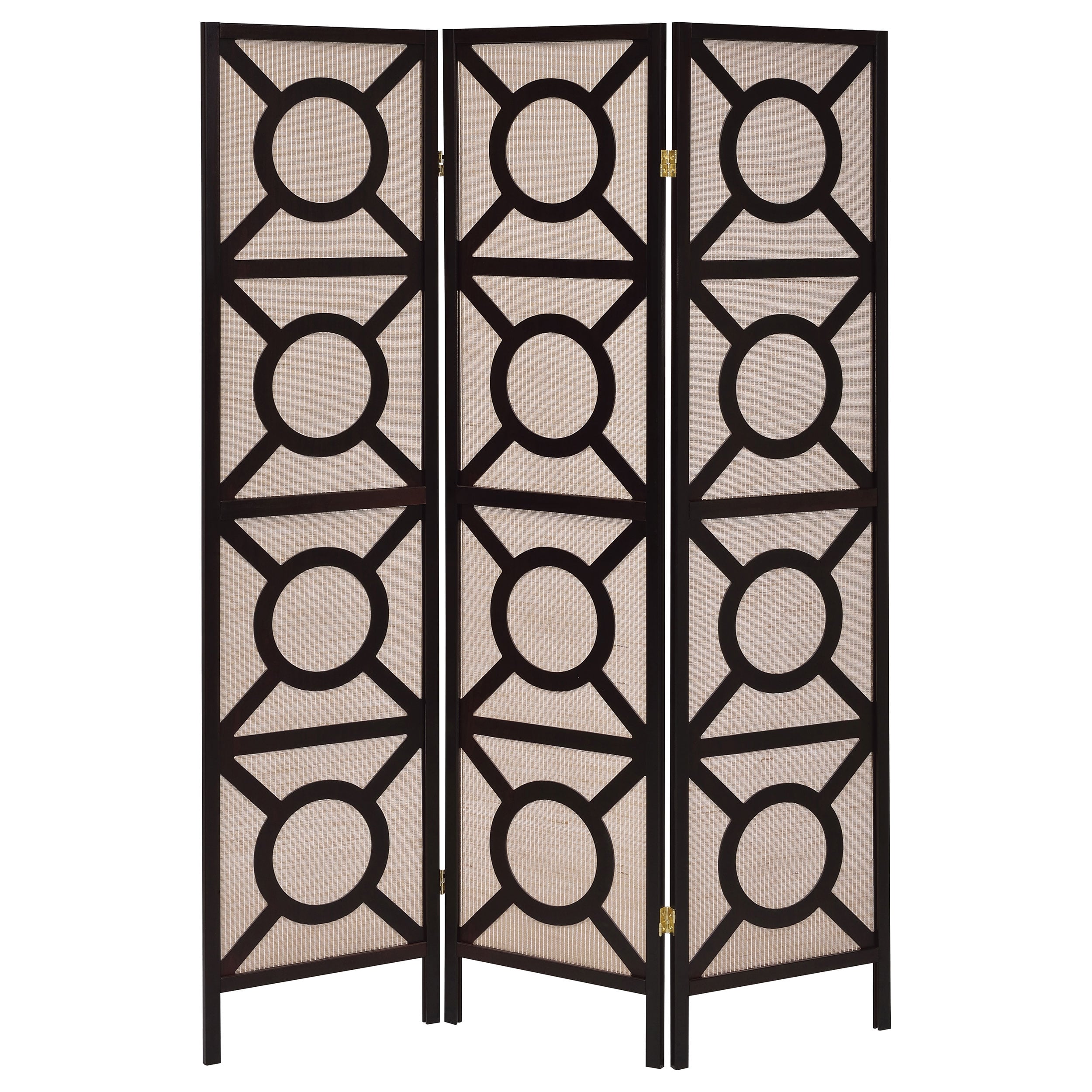 Coaster Vulcan 3 Panel Room Divider Folding Shoji Screen