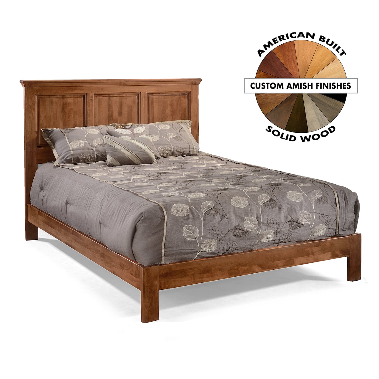 Archbold Furniture Heritage Queen Raised Panel Bed