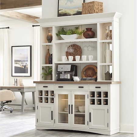 2pc. Buffet / Display Hutch