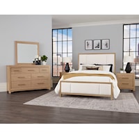 Transitional Upholstered California King Bedroom Set