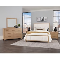 Transitional Upholstered Queen Bedroom Set