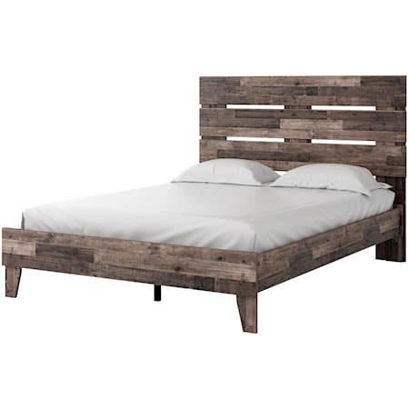 Queen Platform Bed with Headboard