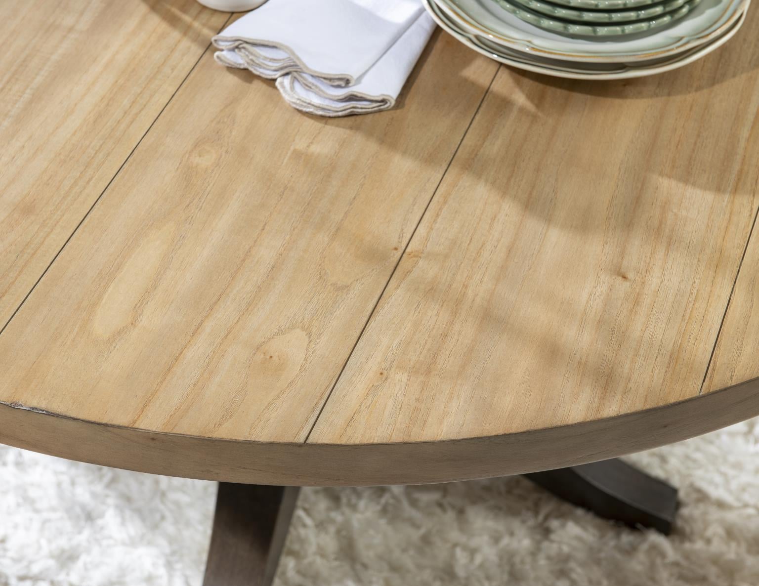 Trisha Yearwood Home Collection by Legacy Classic XXX's and OOO's Round Dining Table