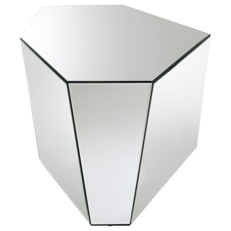 Abstract Geometric End Table