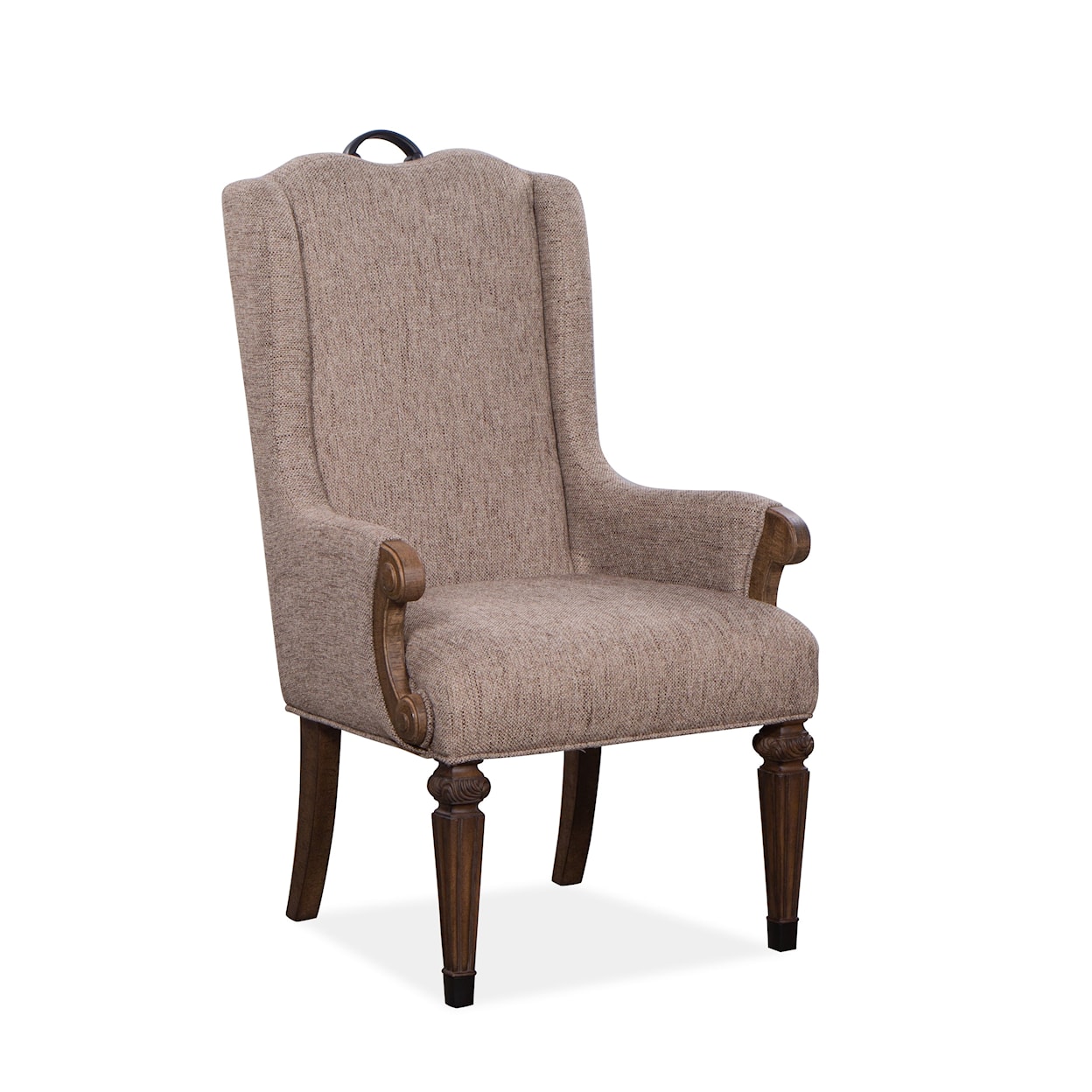 Magnussen Home Durango Dining Upholstered Host Arm Chair