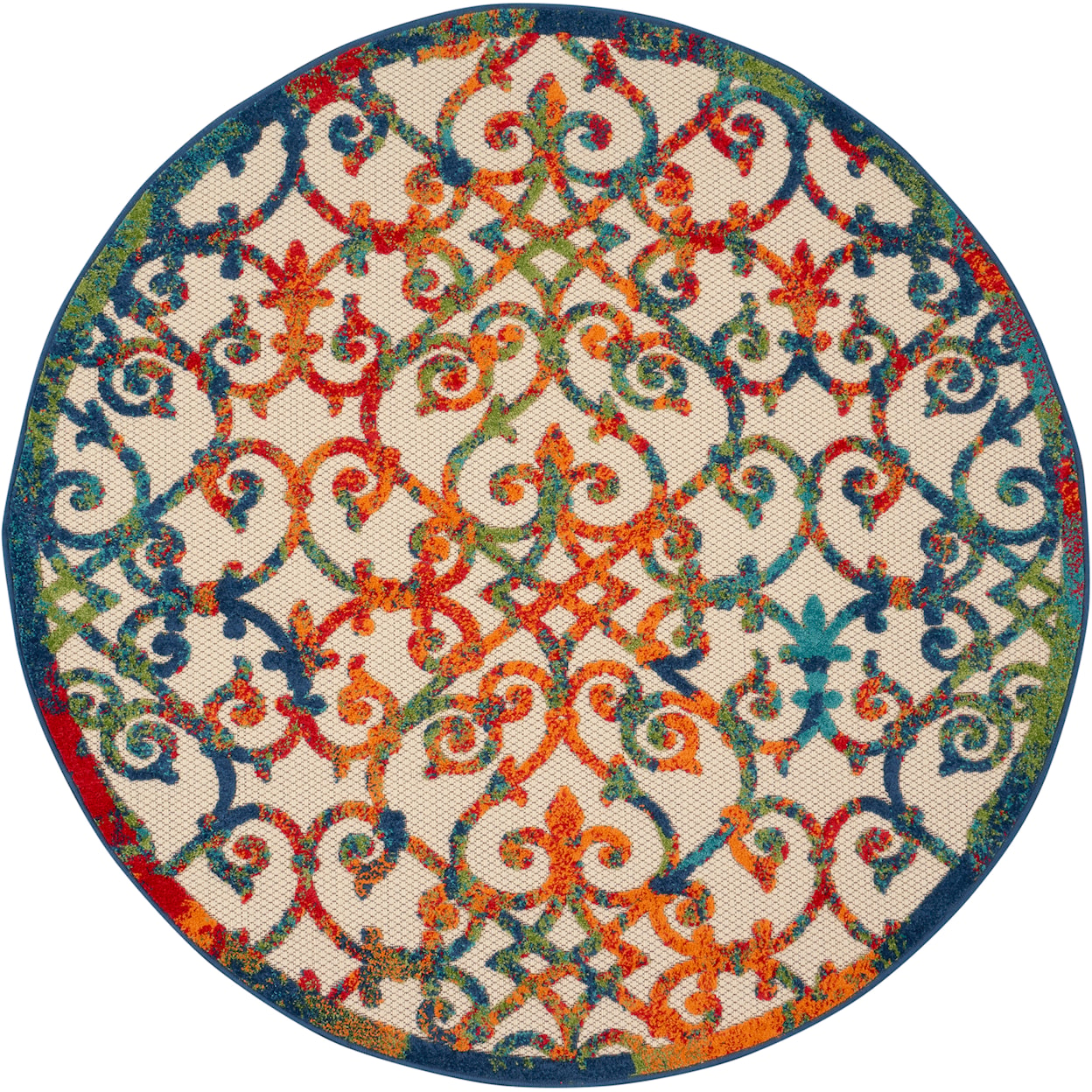 Nourison Aloha 4' Round  Rug