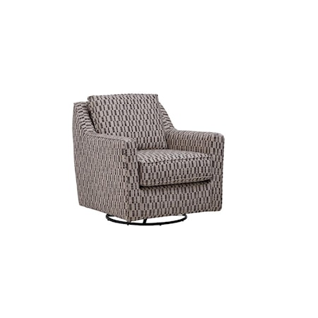 Swivel Glider with Sloping Arms