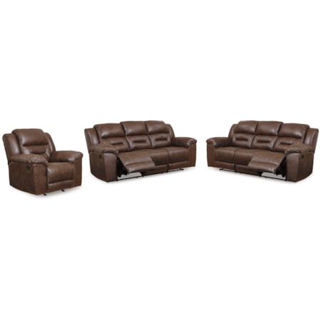 2 Reclining Sofas And Recliner