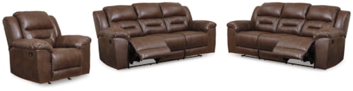 2 Reclining Sofas And Recliner