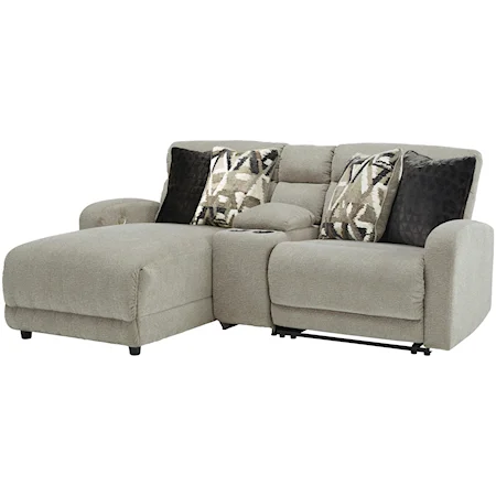 3-Piece Pwr Reclining Sectional with Chaise