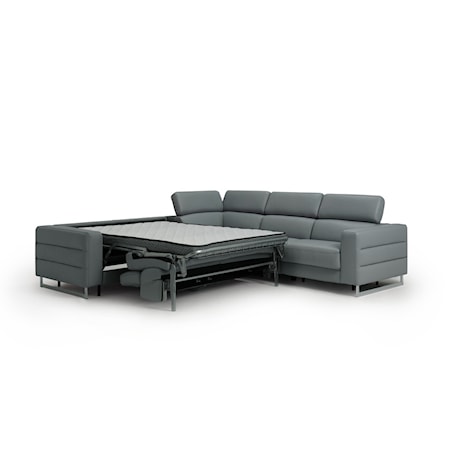 Power Reclining Sectional Sleeper