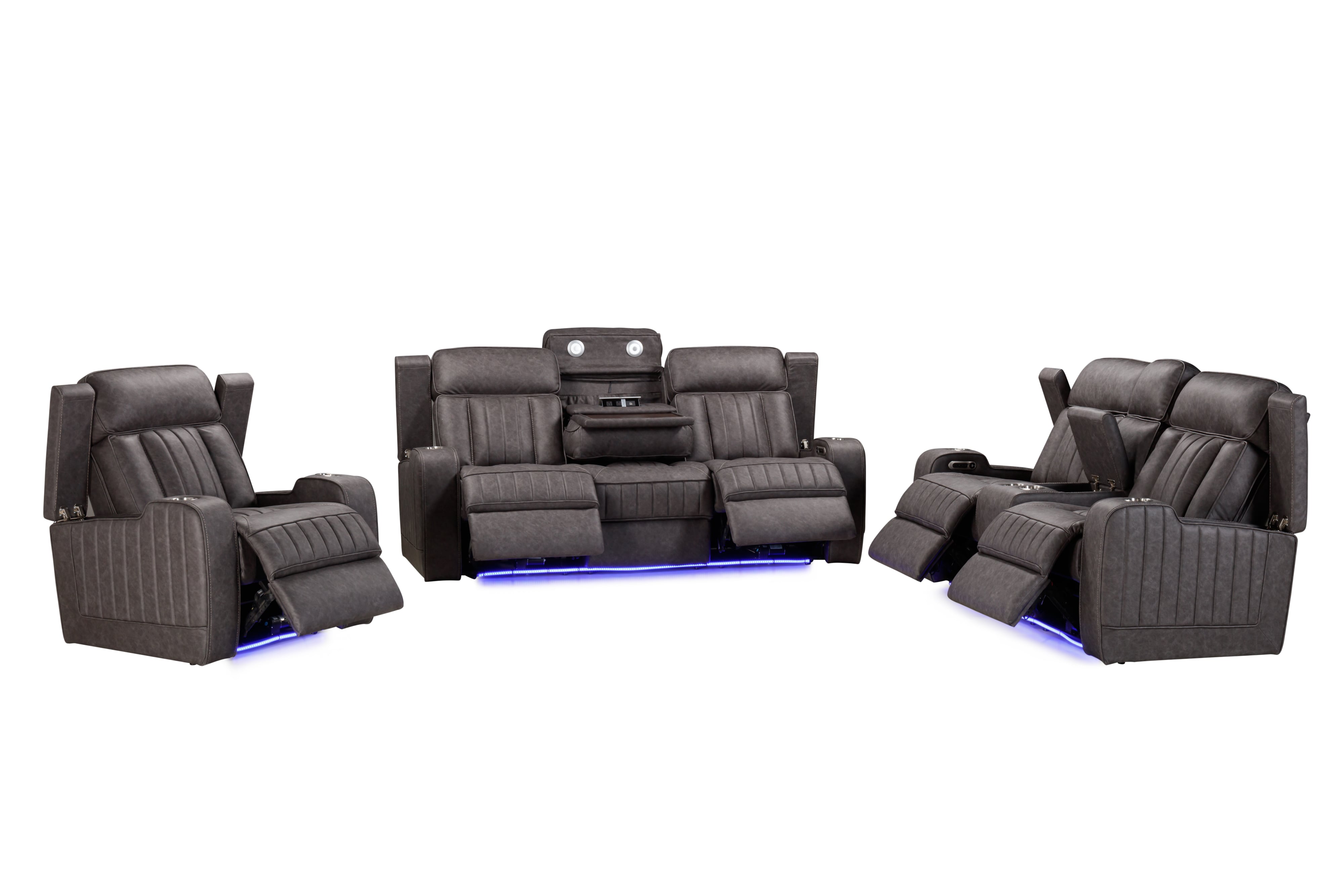 3-Piece Power Reclining Living Room Set