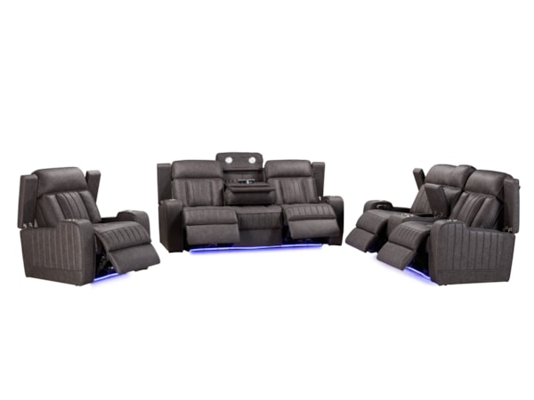 3-Piece Power Reclining Living Room Set