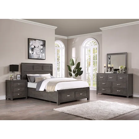 Contemporary 4-Piece Queen Bedroom Set