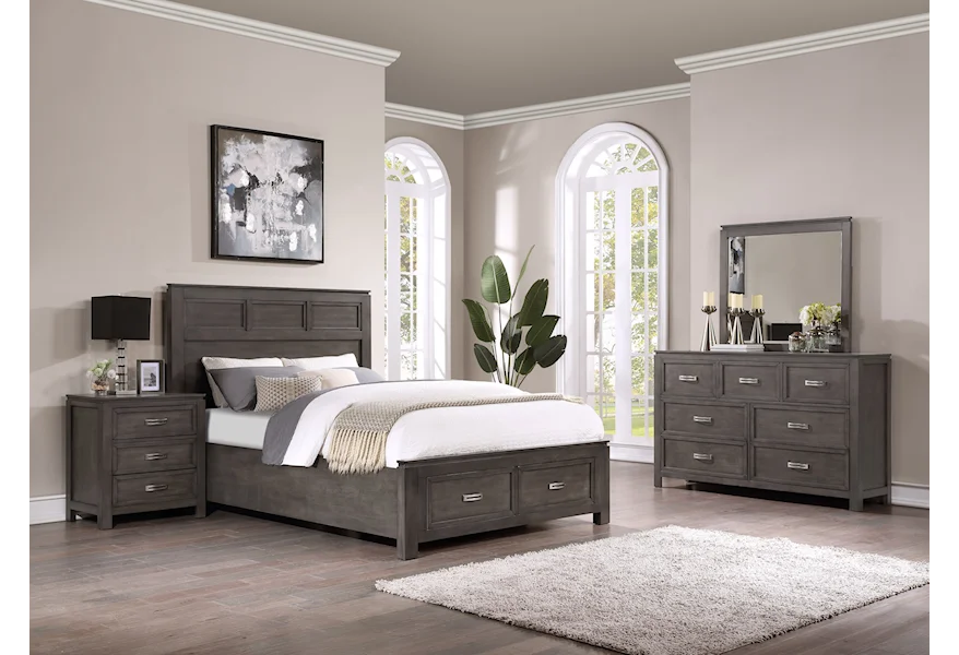 Harper 4-Piece Queen Bedroom Set by Winners Only at Conlin's Furniture