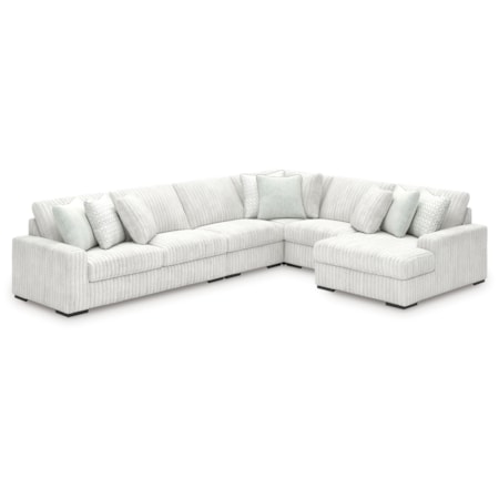5-Piece Sectional With Chaise