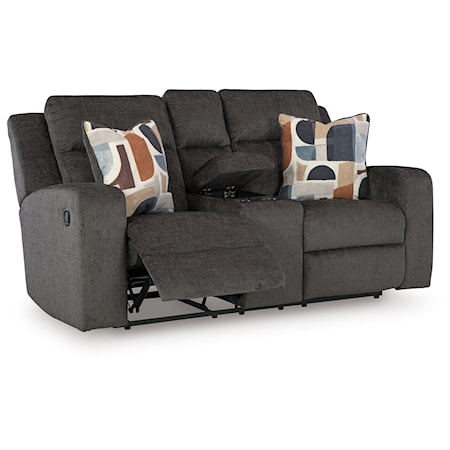 Reclining Loveseat With Console