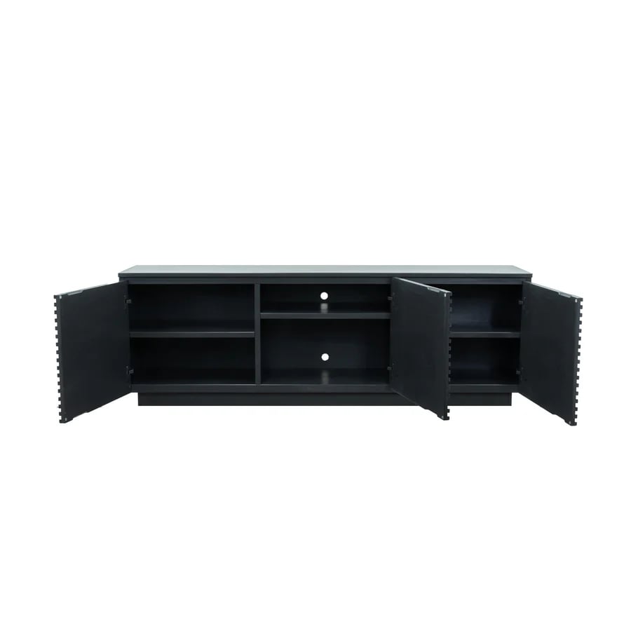 74" Three-Door TV Stand