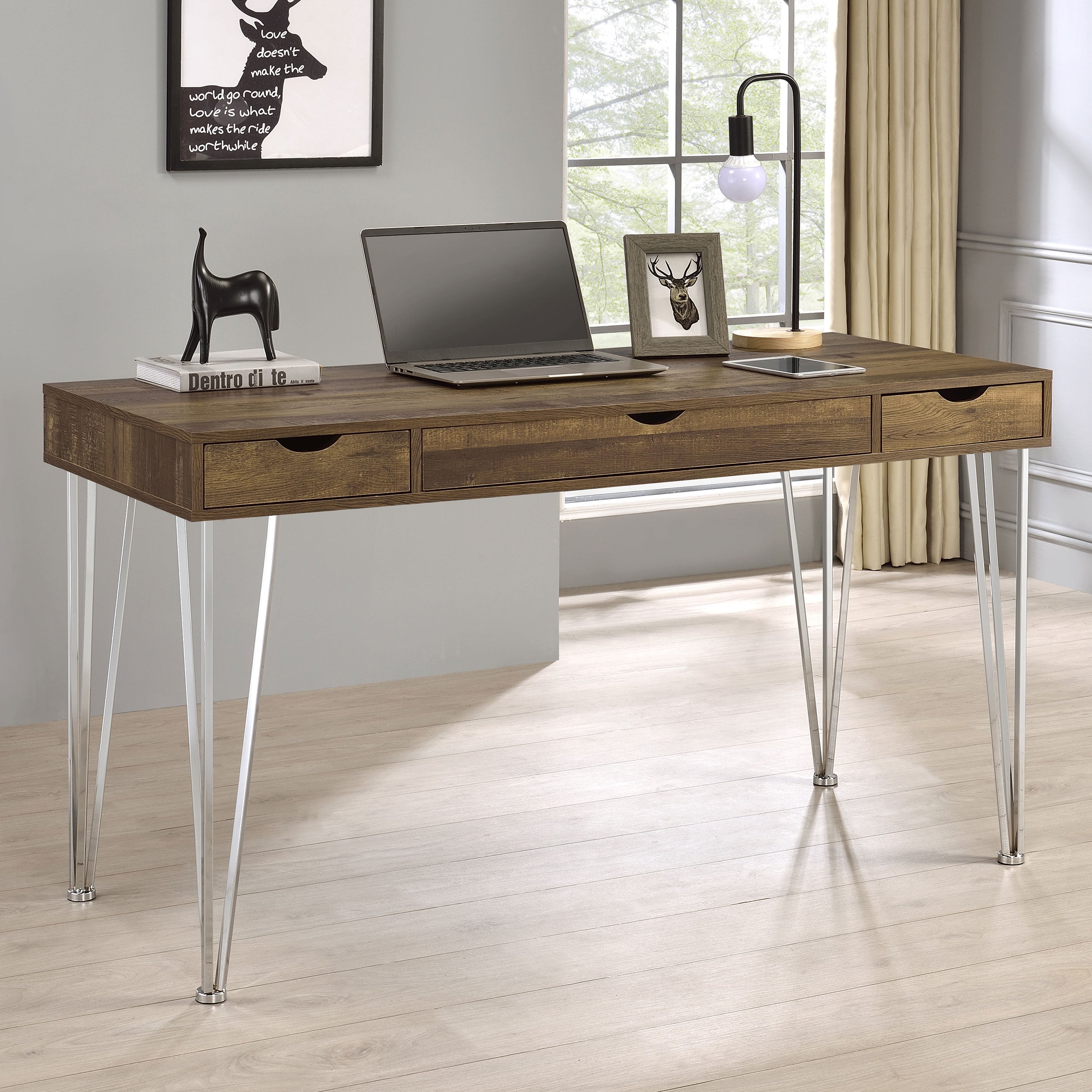 Milton 3-drawer Writing Desk and