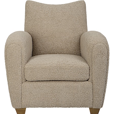 Teddy Latte Accent Chair