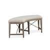 Magnussen Home Paxton Place Dining Upholstered Curved Bench 