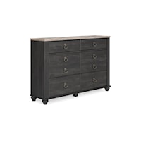 Farmhouse 6-Drawer Dresser