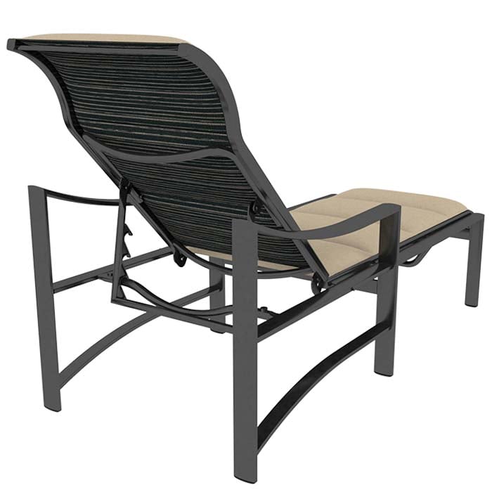 Tropitone Kenzo Adjustable Padded Sling Chaise Lounge
