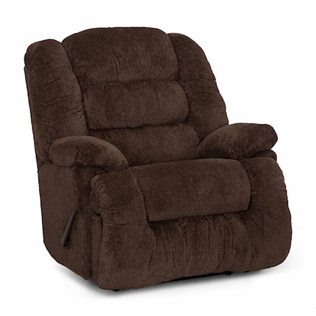 Casual Power Oversized Rocker Recliner with Wand
