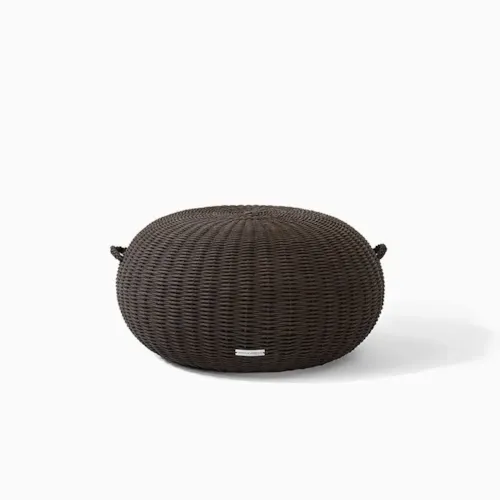 Juno 29" Round Woven Pouf