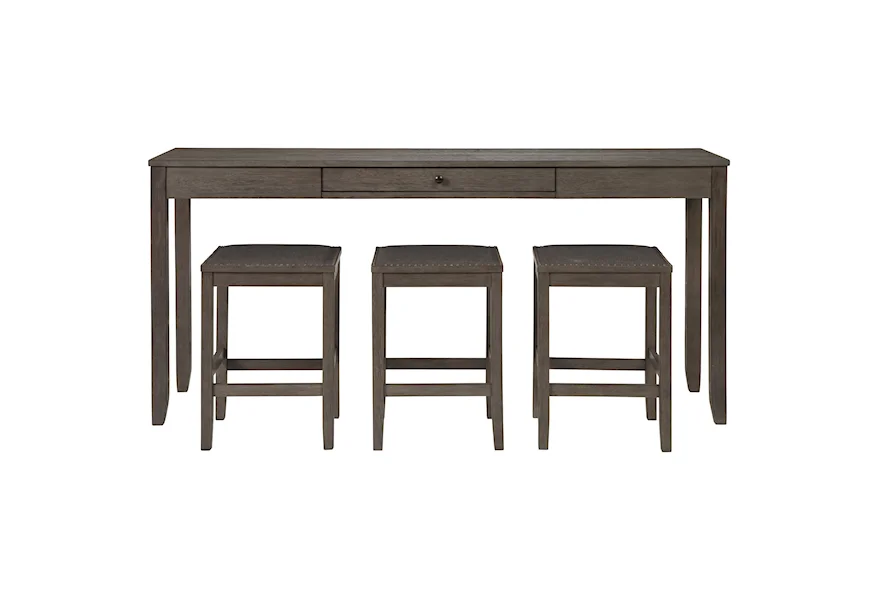 Caitbrook 4-Piece Rectangular Counter Table Set by Ashley (Signature Design) at Johnny Janosik