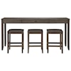 Signature Design by Ashley Caitbrook 4-Piece Rectangular Counter Table Set