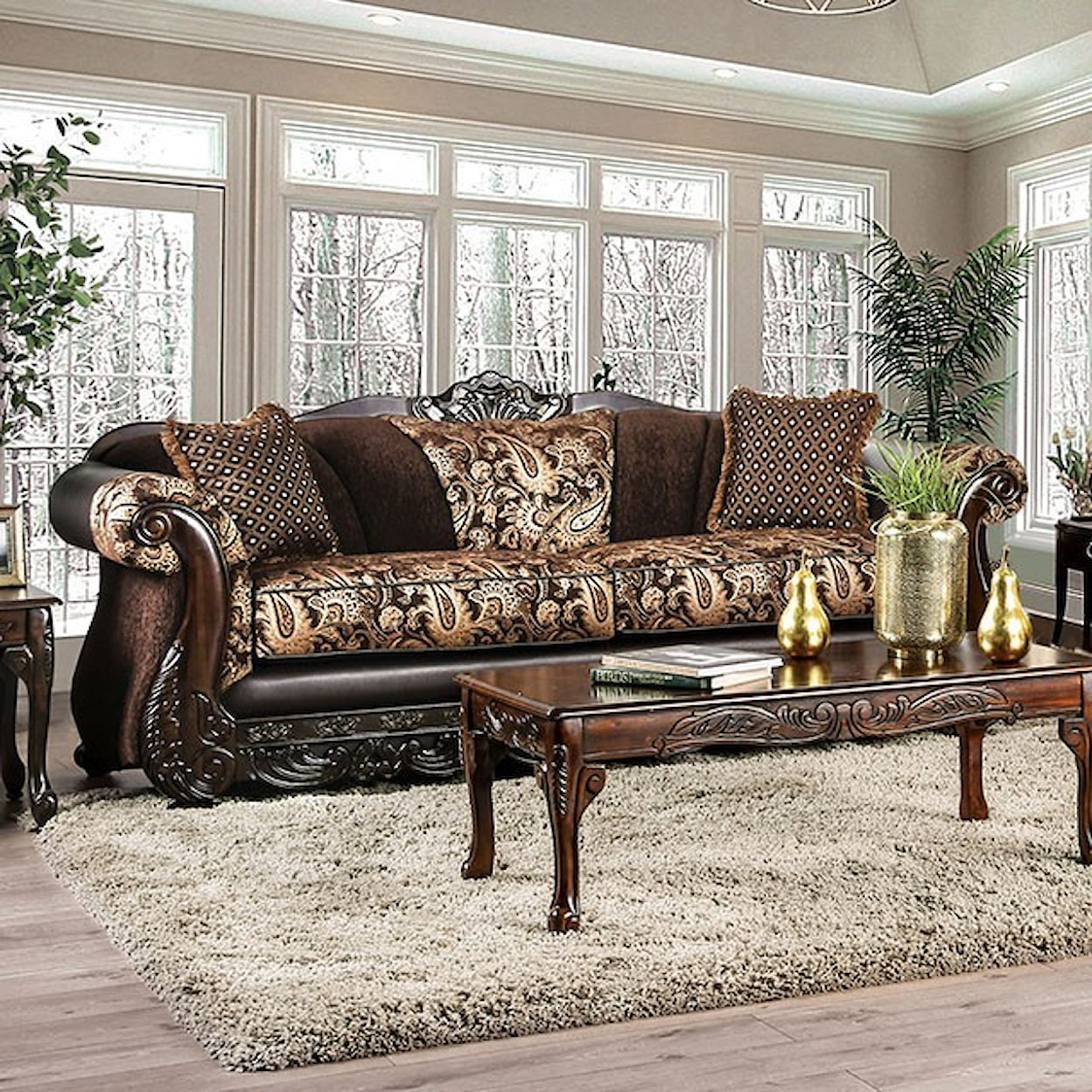 Furniture of America Newdale Sofa