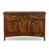 Archbold Furniture Amish Essentials Casual Dining 54" Maple Server - 3 Door