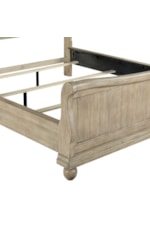 Liberty Furniture Rustic Traditions Rustic Queen Sleigh Bed