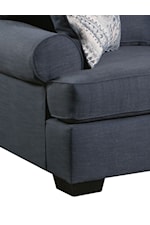 Behold Home 2300 Morgan Contemporary Sofa with Rolled Arms