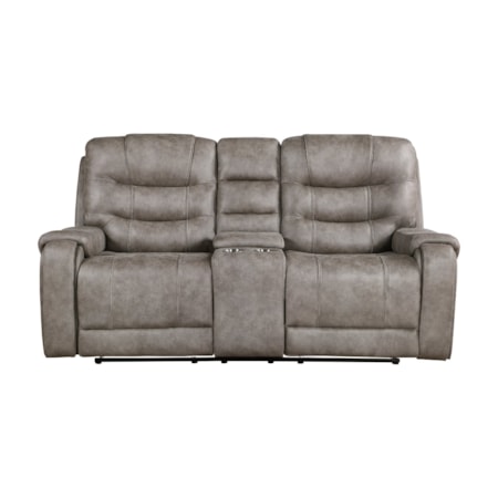 Manual Double Reclining Loveseat