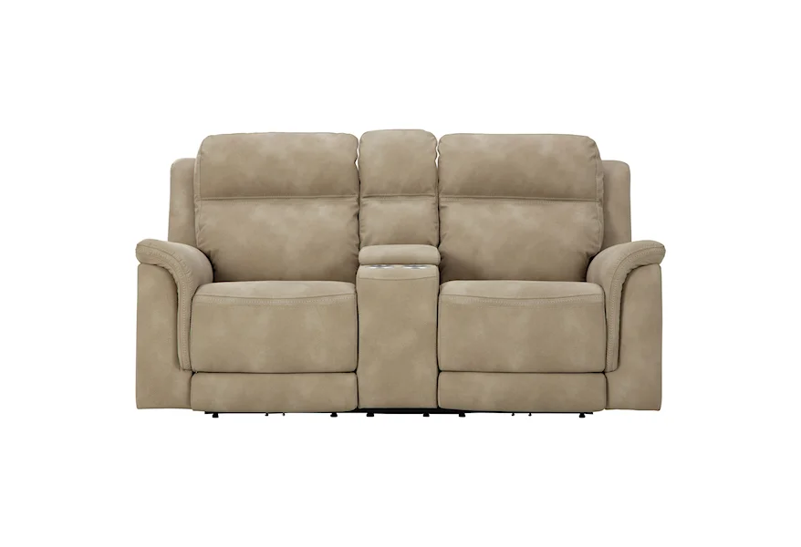Next-Gen DuraPella Pwr Reclining Loveseat with Adj Headrests by Signature Design by Ashley at Royal Furniture