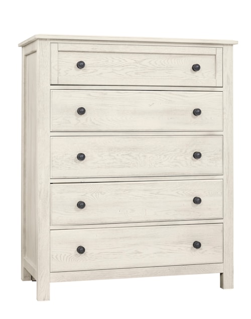 Farmhouse 5-Drawer Chest with English Dovetail Construction