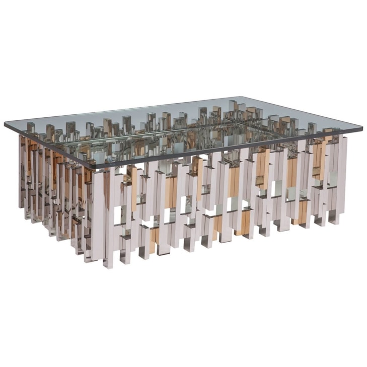 Artistica Cityscape Rectangular Cocktail Table