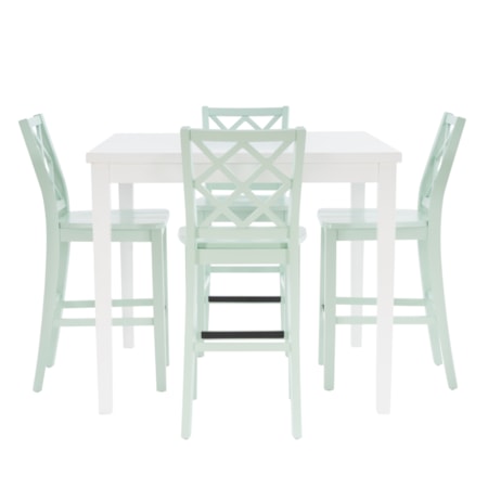 5-Piece Counter-Height Dining Set