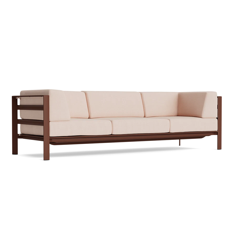Cushioned Club Sofa