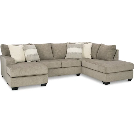 2-Piece Sectional with 2 Chaises