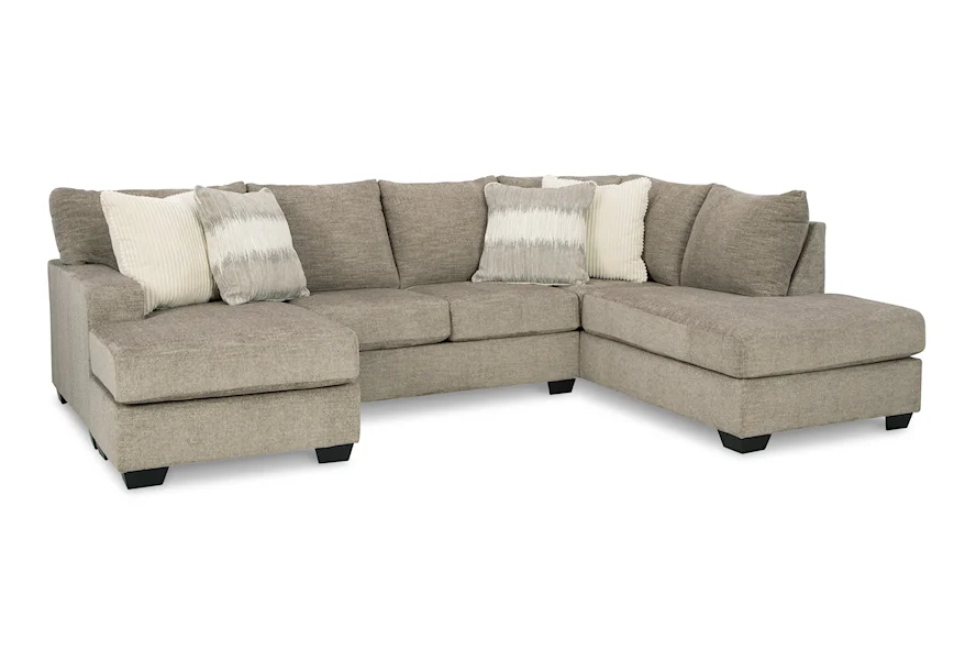 Creswell 2-Piece Sectional with 2 Chaises by Signature Design by Ashley at Furniture Fair - North Carolina